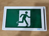 BEGHELLI Pictogram Emergency Exit Sign QR-RM-L-U-0LR-M-UDC