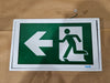 BEGHELLI Pictogram Emergency Exit Sign QR-RM-L-U-0LR-M-UDC
