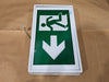 BEGHELLI Pictogram Emergency Exit Sign QR-RM-L-U-0LR-M-UDC