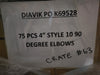 VICTAULIC 4", 90° Elbow No. 10