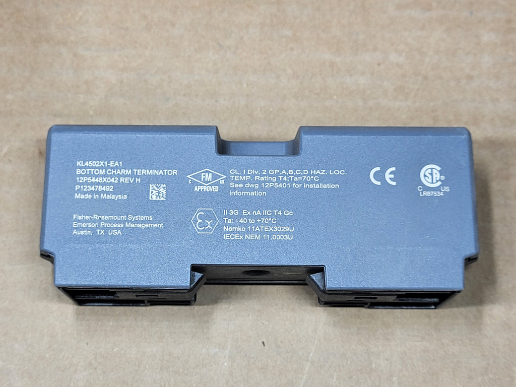 FISHER-ROSEMOUNT Bottom CHARM Baseplate Terminator KL4502X1-EA1