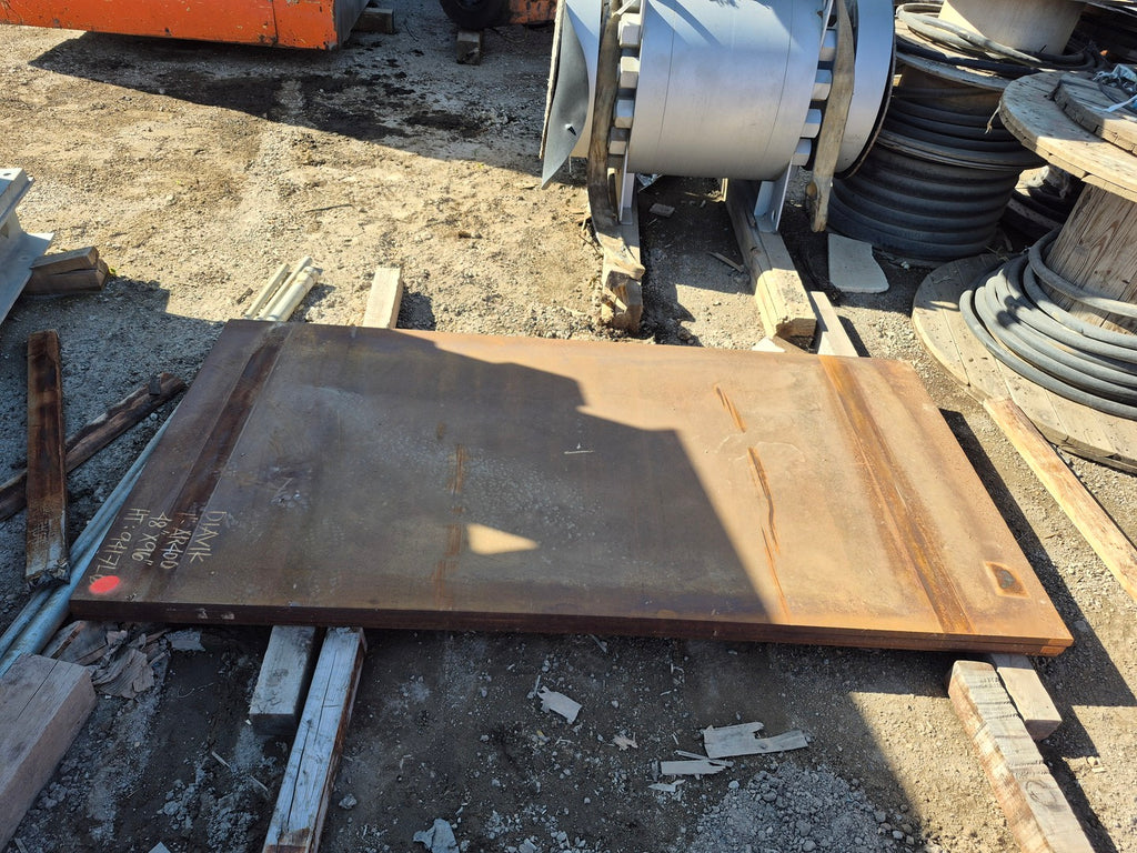 1" Steel Plate AR400, 4 ft x 8 ft