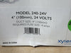 RULE 4" In-Line Blower Fan 240-24V