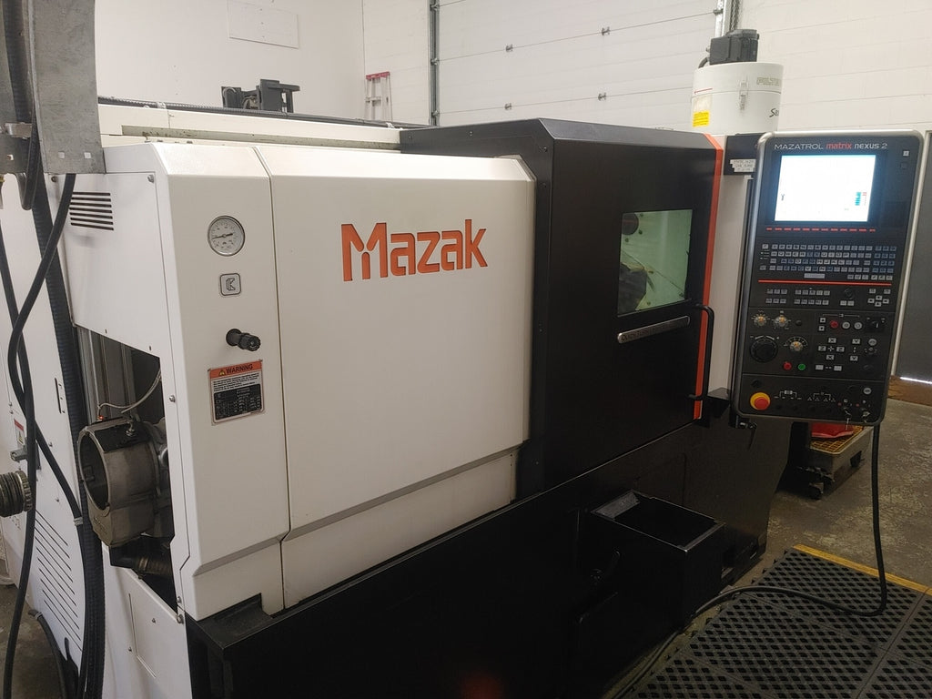 MAZAK 4 Axis CNC Lathe Turning Center QT350MY w/ live tooling/Renishaw tool setter and accessories