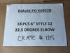 VICTAULIC 6", 22.5 Deg Elbow No. 12