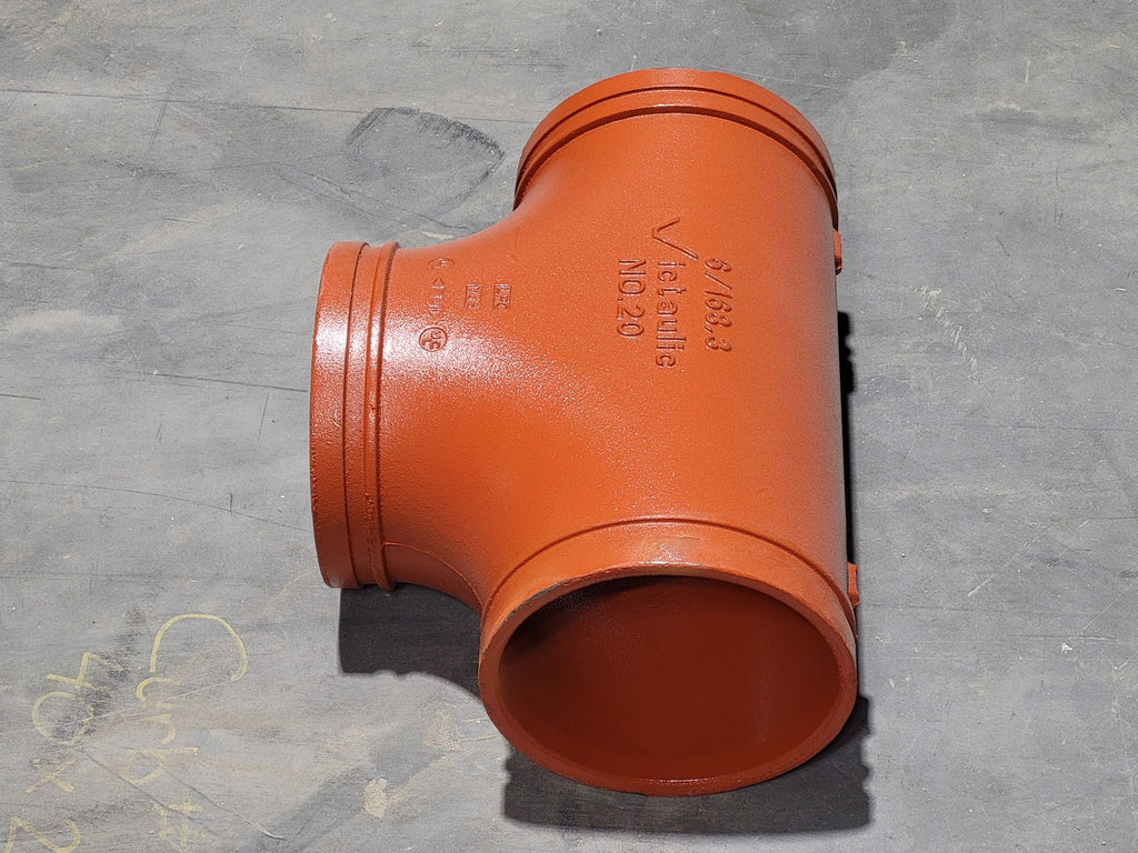 VICTAULIC 6" Groove End Tee No. 20