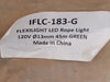 45m, 13mm Dia Flexilight LED Rope Light Green IFLC-183-G, BT2B