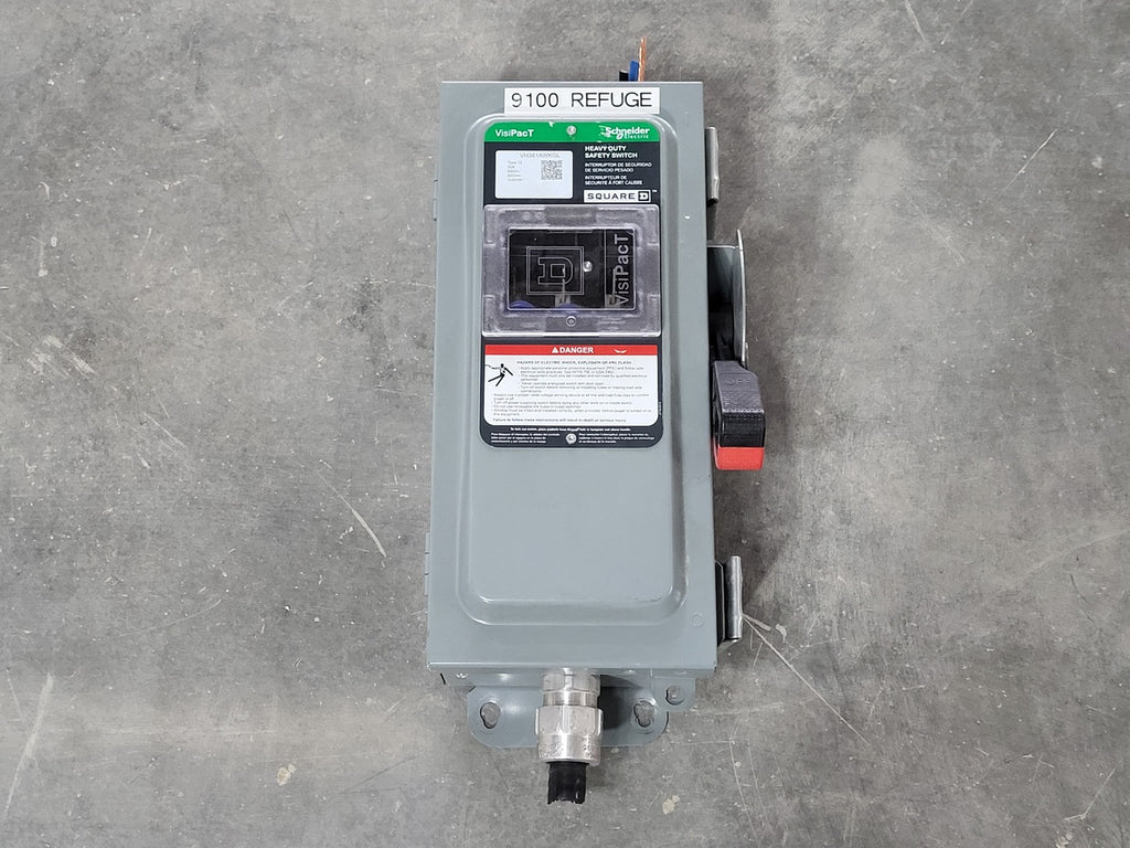 SQUARE D 30 Amp, 600 Volt Heavy Duty Fusible Disconnect Safety Switch VH361AWKGL