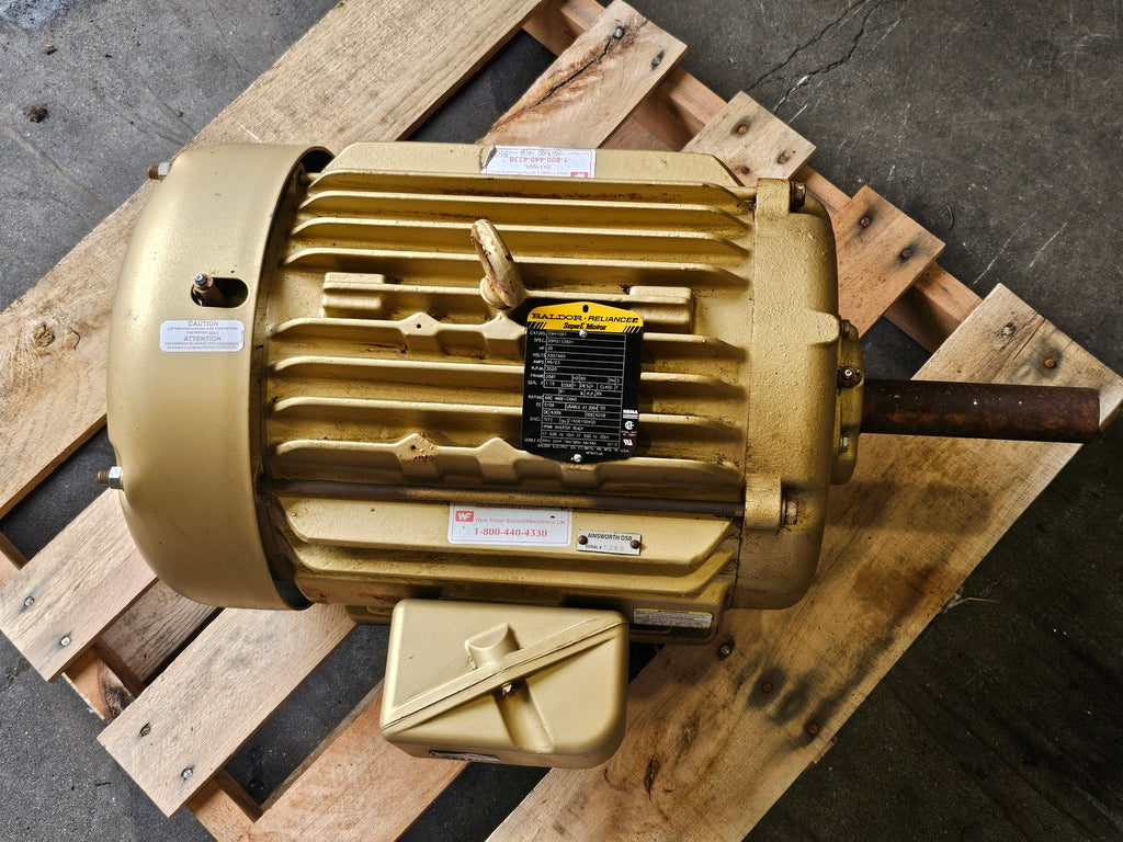 BALDOR 20 hp, 230/460 V, 3520 rpm, 256T, 3-Ph Electric Motor EM4106T
