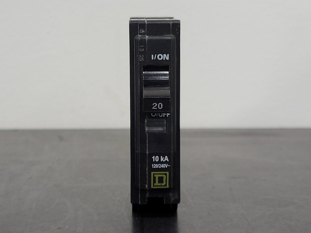 SQUARE D 20 Amp, 1 Pole, 120/240 volts Circuit Breaker QO120 