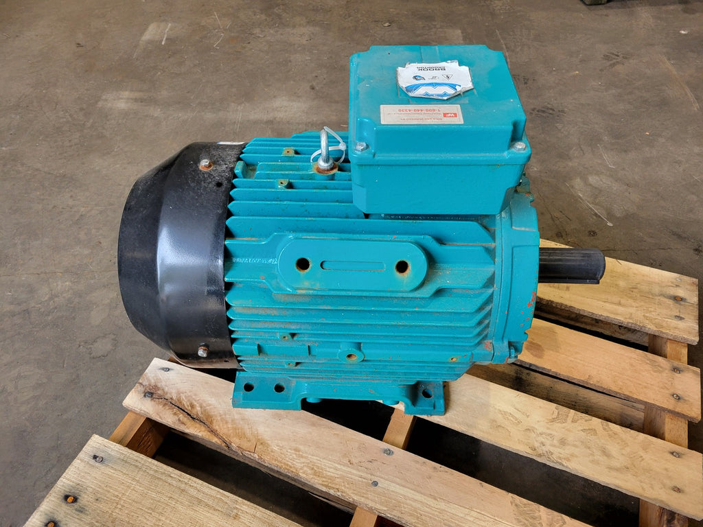 BROOK CROMPTON 20 hp, 230/460 V, 3515 rpm, 160M, 3-Ph Electric Motor WP-DF160MR2, BC2M020-4