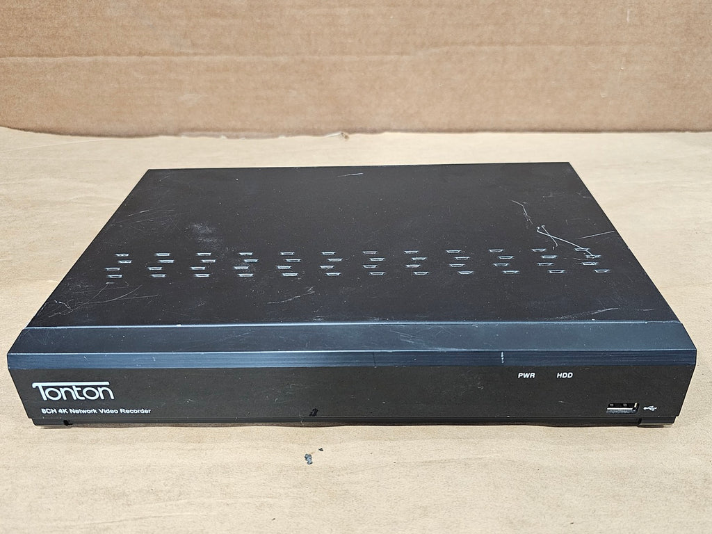 TONTON 8CH 4K Network Video Recorder w/ 2TB HDD, T8AN8-20