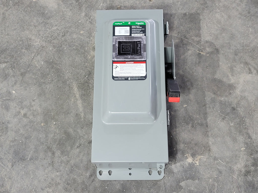 SCHNEIDER ELECTRIC 100 Amp, 3 Pole, 600 Volts Fused Disconnect Switch VH363AWKGL