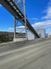 Rod Mill Feed Bin Conveyor from crusher building to ore bin - 612 ft x 30 in.