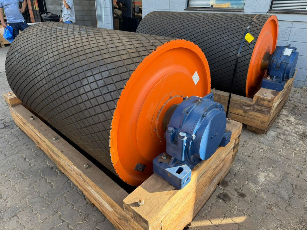 METSO Heavy-Duty Mining Conveyor Tail / Return Drum Pulley C8324MET-0007-001