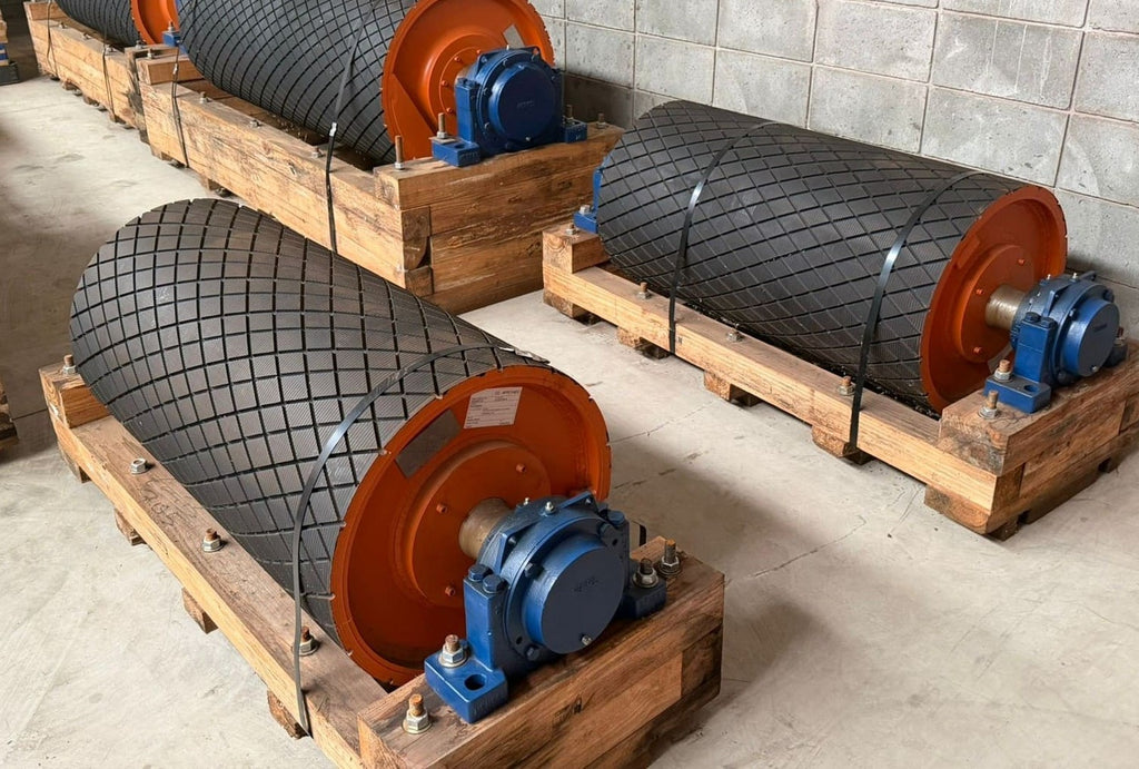 METSO Heavy-Duty Mining Conveyor Tail / Return Drum Pulley PF 219027-P10523001