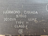 HAMMOND 1000 VA Transformer 208 pri. volts, 120 sec. volts, 97860