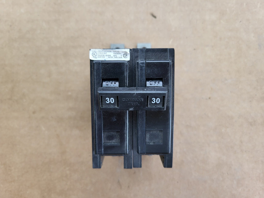 CUTLER-HAMMER 30 Amp, 2 Pole, 120/240 Volt Circuit Breaker BA230