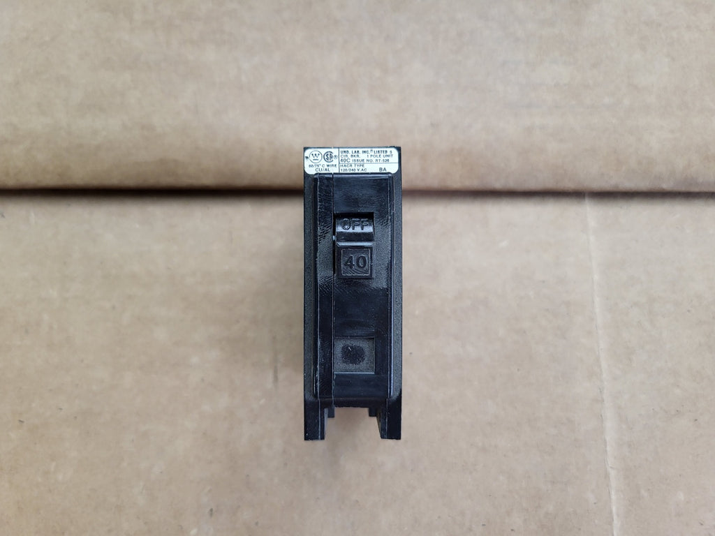 WESTINGHOUSE 40 Amp, 1 Pole, 120/240 Volts Circuit Breaker BA140