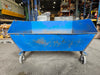 VESTIL P-HOP-1 Self-Dumping Forklift Hopper 1,600 lb Capacity Steel Scrap Bin on Casters