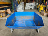 VESTIL P-HOP-1 Self-Dumping Forklift Hopper 1,600 lb Capacity Steel Scrap Bin on Casters