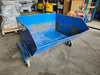 VESTIL P-HOP-1 Self-Dumping Forklift Hopper 1,600 lb Capacity Steel Scrap Bin on Casters