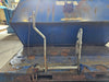 VESTIL P-HOP-1 Self-Dumping Forklift Hopper 1,600 lb Capacity Steel Scrap Bin on Casters