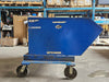VESTIL P-HOP-1 Self-Dumping Forklift Hopper 1,600 lb Capacity Steel Scrap Bin on Casters