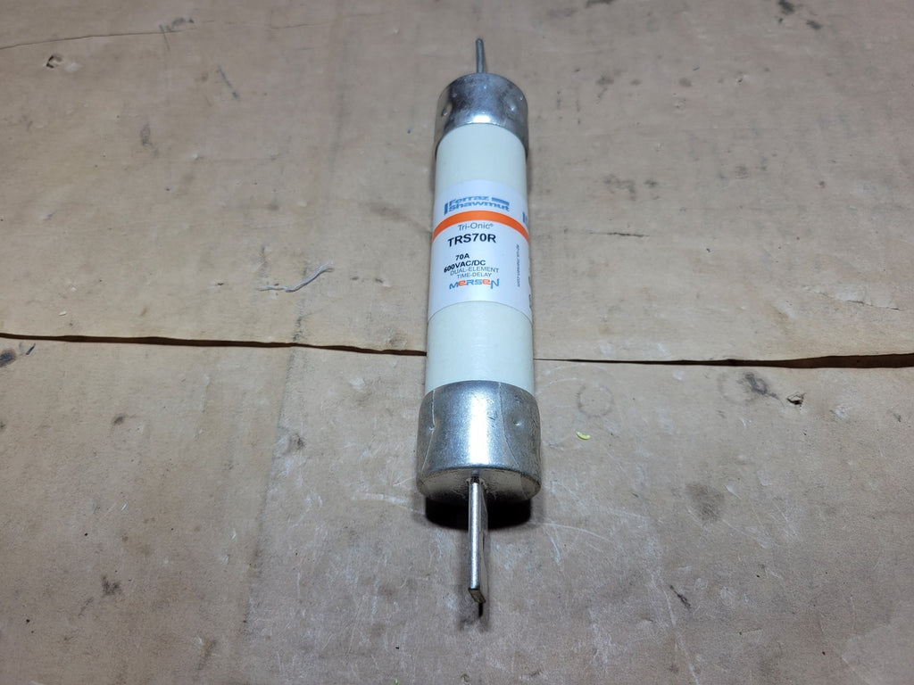 FERRAZ SHAWMUT 70 Amp, 600 Volt, Class RK5 Time-Delay Fuse TRS70R