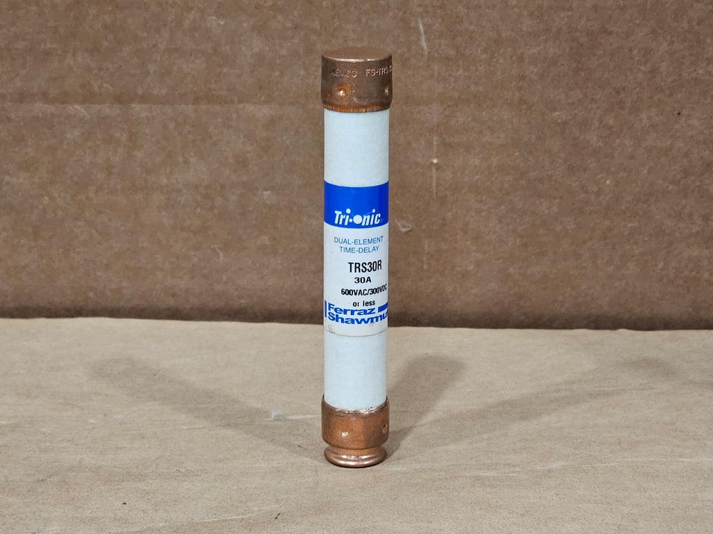 FERRAZ SHAWMUT 30 Amp, 600 Volt, Class RK5 Time-Delay Fuse TRS30R