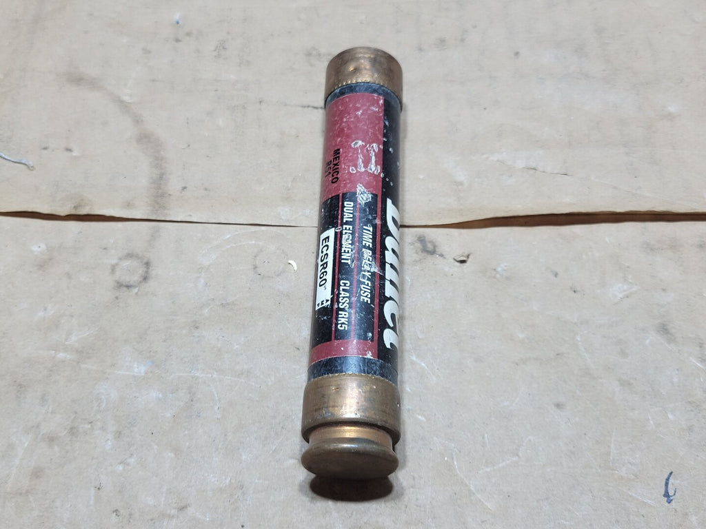 BULLET 60 Amp, 600 Volt, Class RK5 Time-Delay Fuse ECSR60