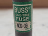 BUSSMANN 30 Amp, 600 Volt, Class K5 One-Time Fuse NOS-30