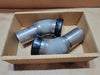 AIR-WAY 3-inch 45° Flange Hose Fitting CP4848FL45B (Box of 2)