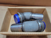 AIR-WAY 45deg Elbow Hose Barb to Swivel Fitting EBS-30-HB-30S-11 (Box of 2)