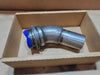 AIR-WAY 45deg Elbow Hose Barb to Swivel Fitting EBS-30-HB-30S-11