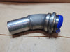 AIR-WAY 45deg Elbow Hose Barb to Swivel Fitting EBS-30-HB-30S-11