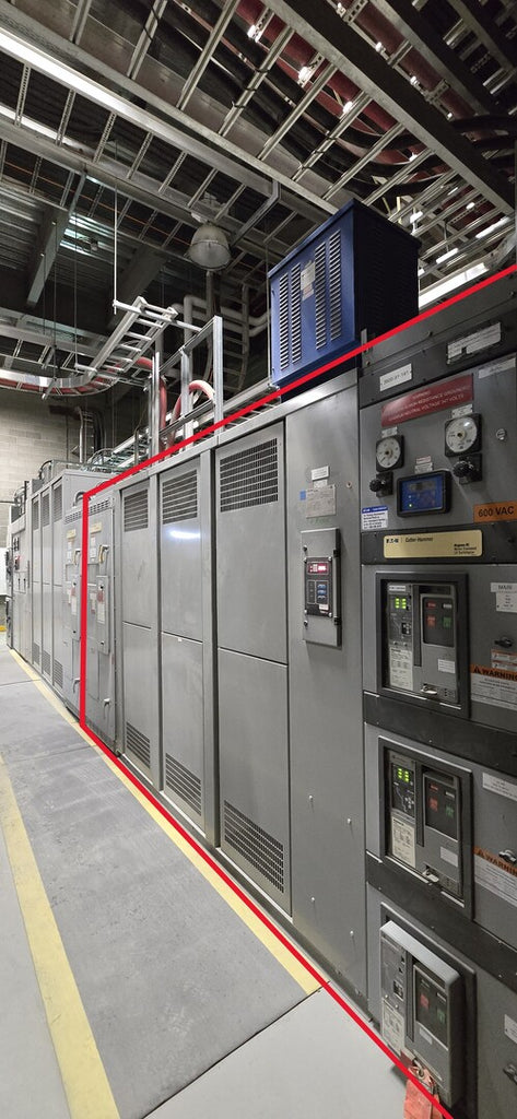 EATON CUTLER-HAMMER 13.8kV Unit Substation - 750/1000kVA, 13.8kV Transformer w/ 600V MAGNUM DS Switchgear & Load Interrupter