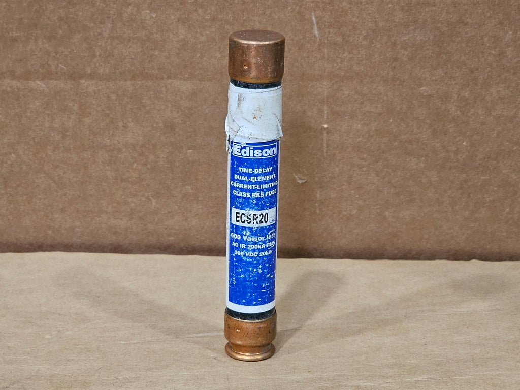 EDISON 20 Amp, 600V, Time Delay Class RK5 Fuse ECSR20
