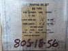 Hose Crimping Die Set, 18mm Bore x 56mm Length, 80S