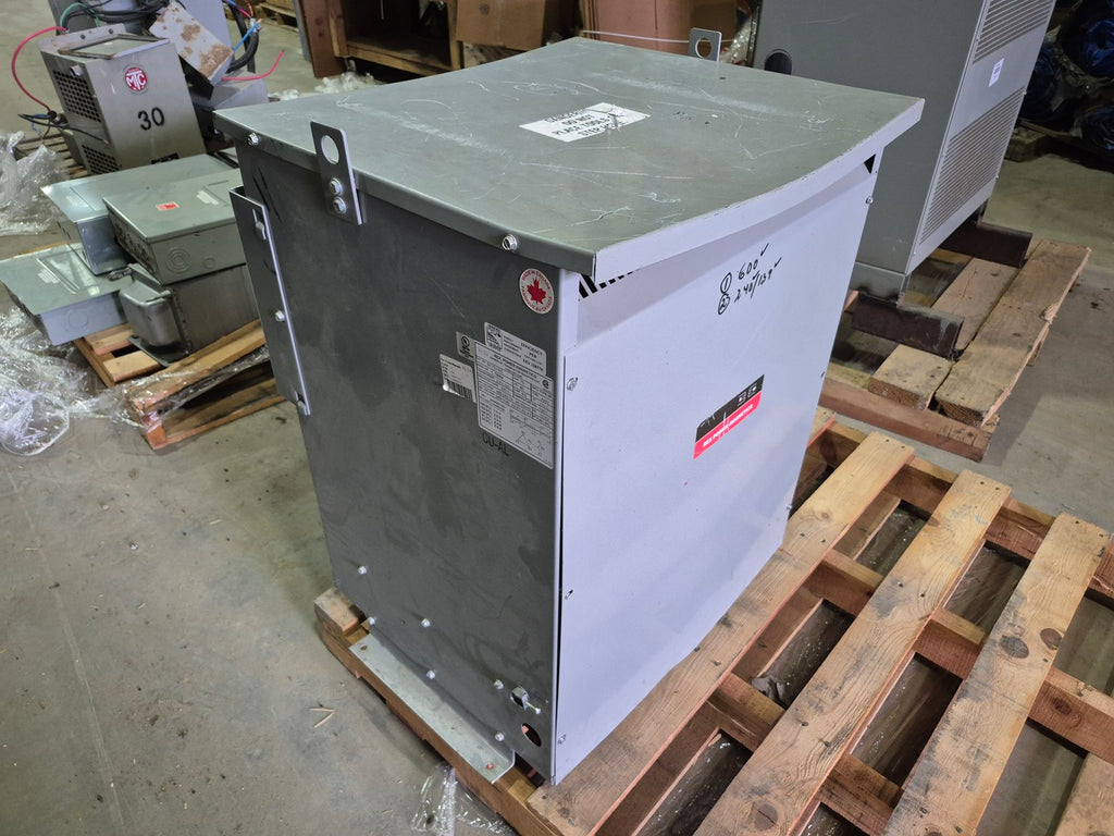 REX POWER MAGNETICS 75 kVA Transformer 600 pri. volts, 240Y/139 sec. volts BC75J-S/Z