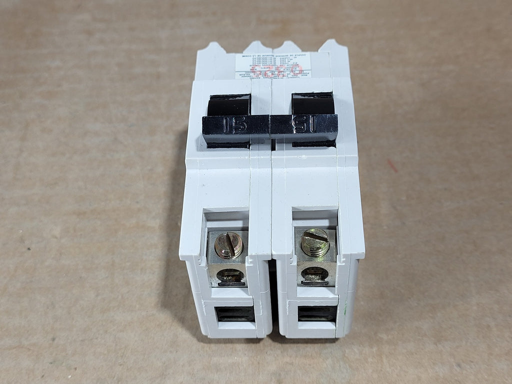 FEDERAL PIONEER 15 Amp 2 Pole 120/240 Volts Circuit Breaker NB215