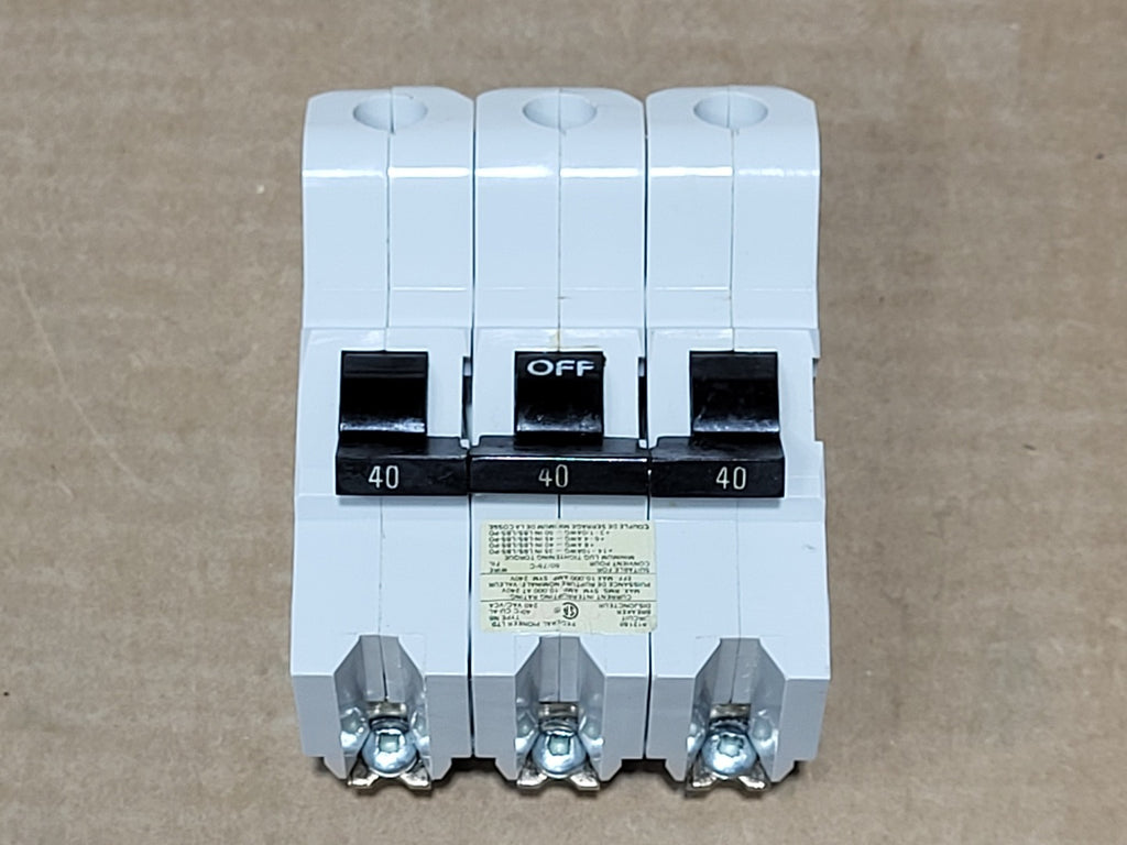 FEDERAL PIONEER 40 Amp 3 Pole 240 Volts Circuit Breaker NB340