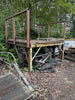28 ft X 6.6 ft Ramp and 9 ft x9 ft Deck