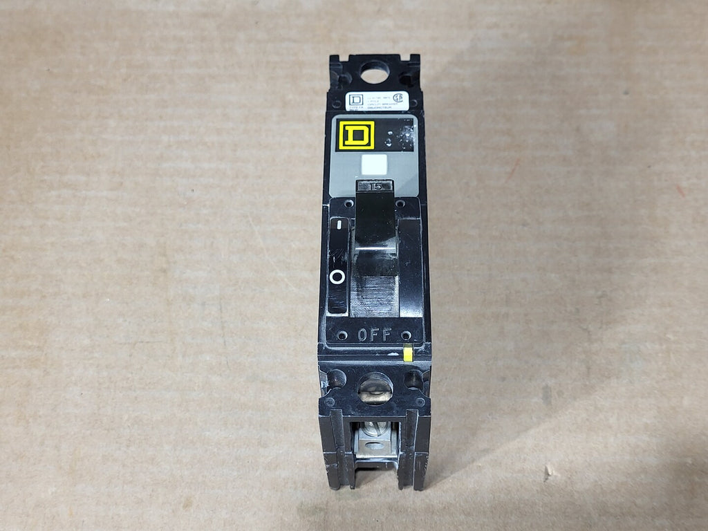 SQUARE D 15 Amp, 1 Pole, 347 Volts Circuit Breaker FAP17015