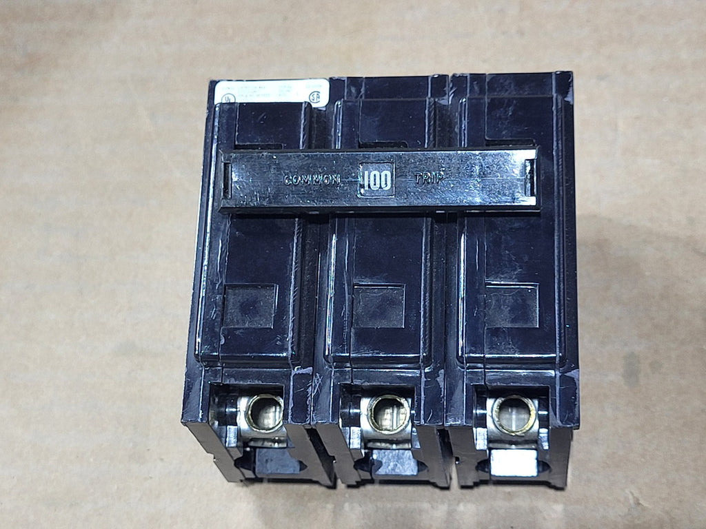 CUTLER-HAMMER 100 Amp, 3 Pole, 240 Volts Circuit Breaker BAB3100H