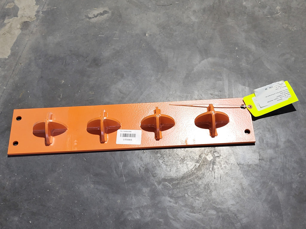 SIEBTECHNIK SCR-S-36-21-03 A36 Steel Isolator Pad Assembly 33" x 7"