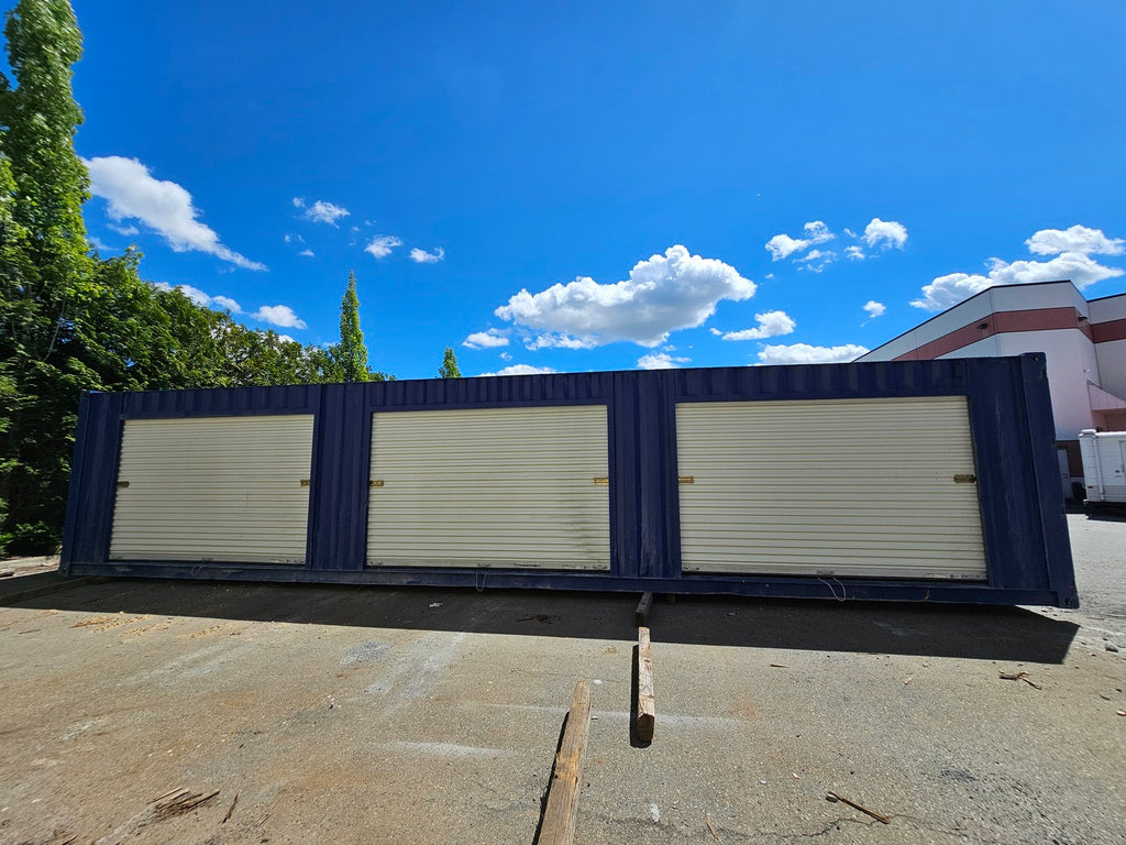 40 ft Shipping Container w/ 3 Roll-up Doors 7347496