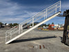 Heavy Duty Steel Access Stairs - 20 Tread Staircase, 133" Vertical Rise
