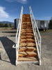 Heavy Duty Steel Access Stairs - 20 Tread Staircase, 133" Vertical Rise