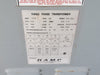 TTS 150 kVA Transformer, 600 pri. volts, 480 sec. volts 